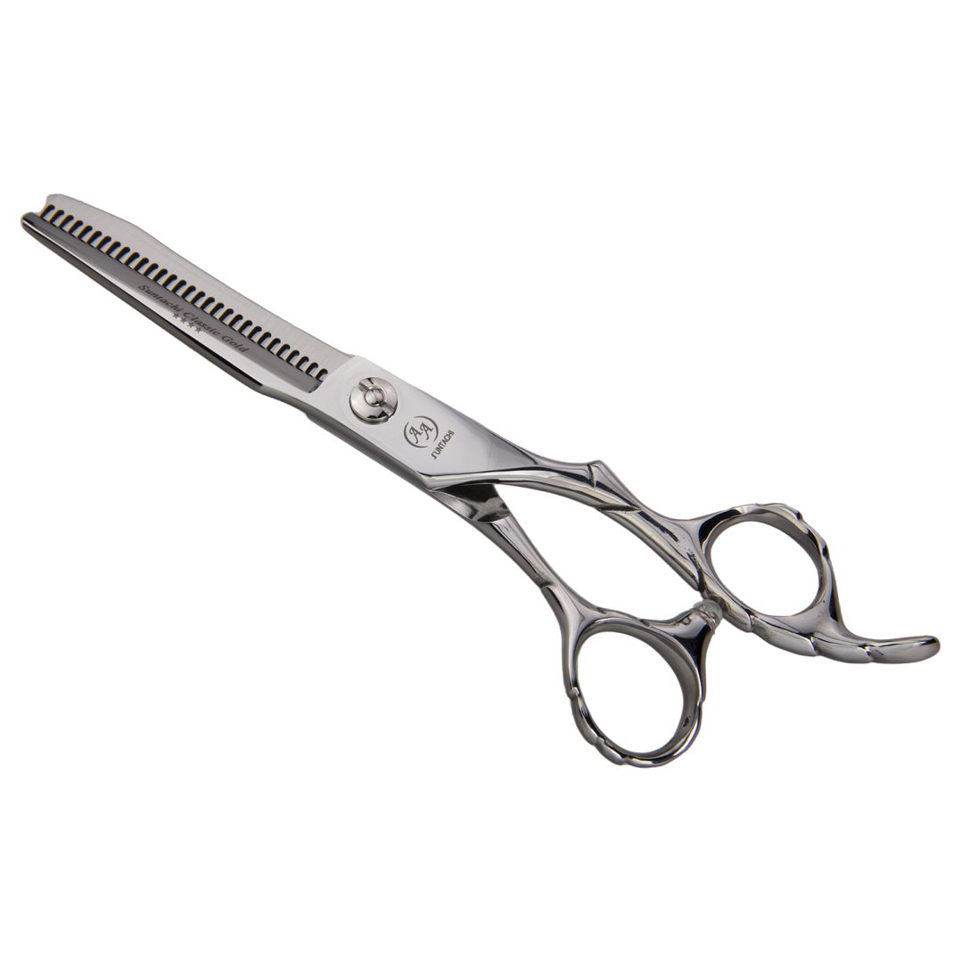 Ножницы филировочные Suntachi Classic Gold 4 класс 5,5 27 зубцов ZG2-TAR-5527L